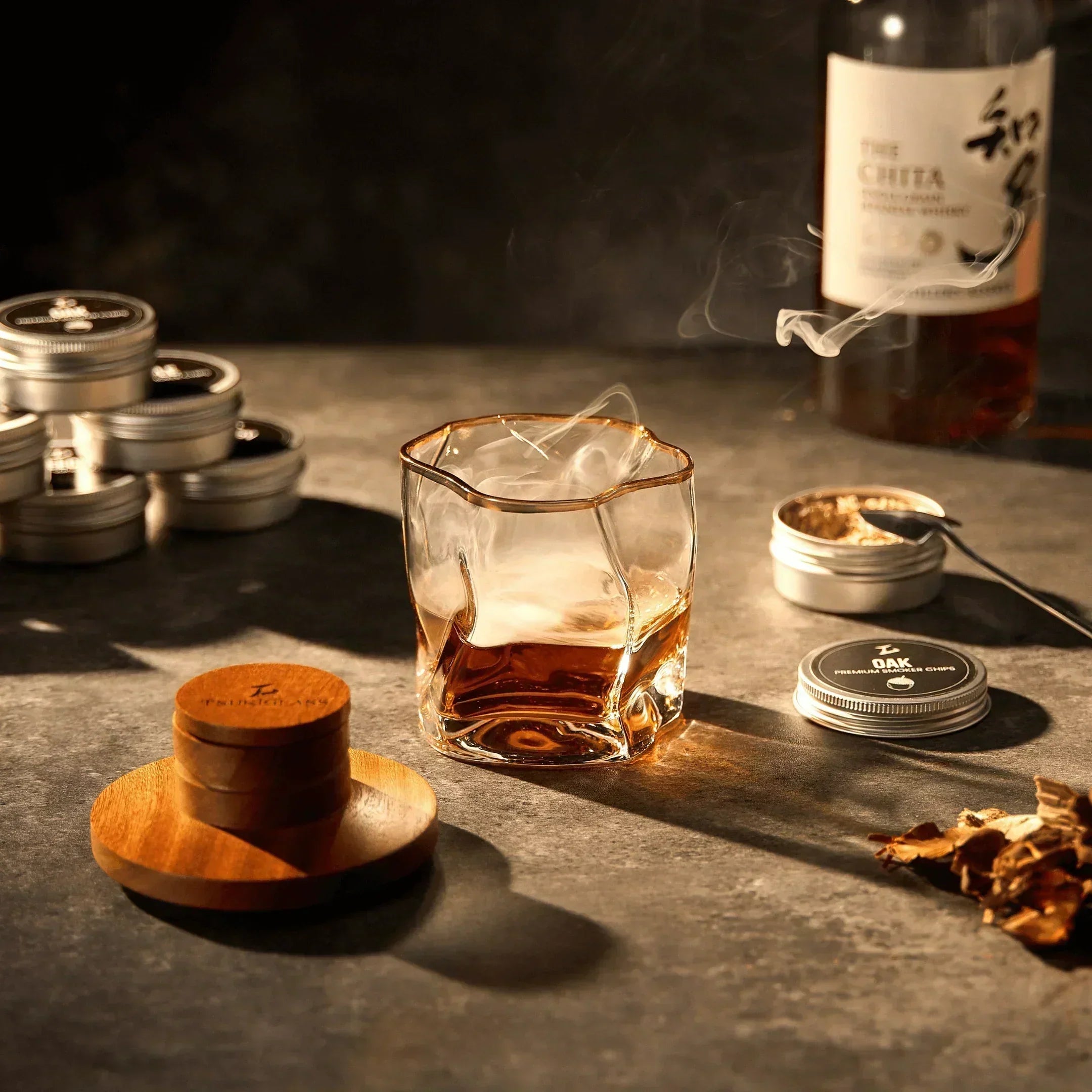 Tsuki Smoker Kit For Cocktails